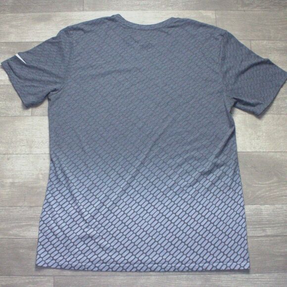 Nike Basketball T-Shirt Dri-Fit Gray Men’s L Athletic Cut - Picture 5 of 5